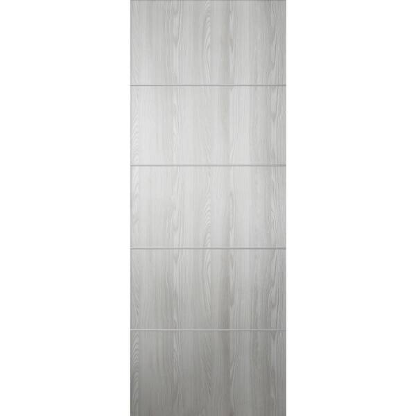 Belldinni Optima 4H 30 in. x 84 in. No Bore Solid Composite Core Ribeira Ash Composite Wood Interior Door Slab