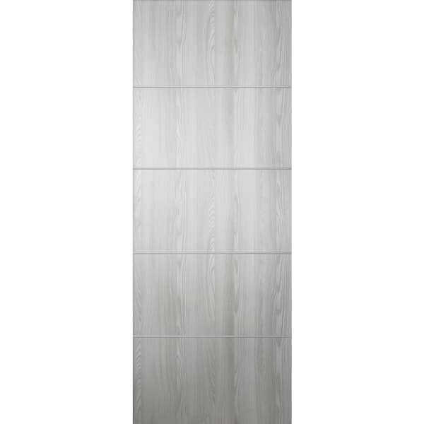 Belldinni Optima 4H 32 in. x 96 in. No Bore Solid Composite Core Ribeira Ash Composite Wood Interior Door Slab