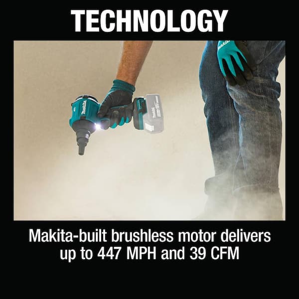  Makita XSA01Z 18V LXT® Brushless Cordless High Speed  Blower/Inflator, Tool Only : Patio, Lawn & Garden