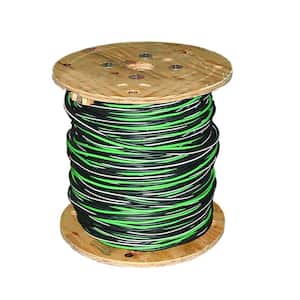 500 ft. 2-2-2-4 Black Stranded AL MHF USE-2 Cable