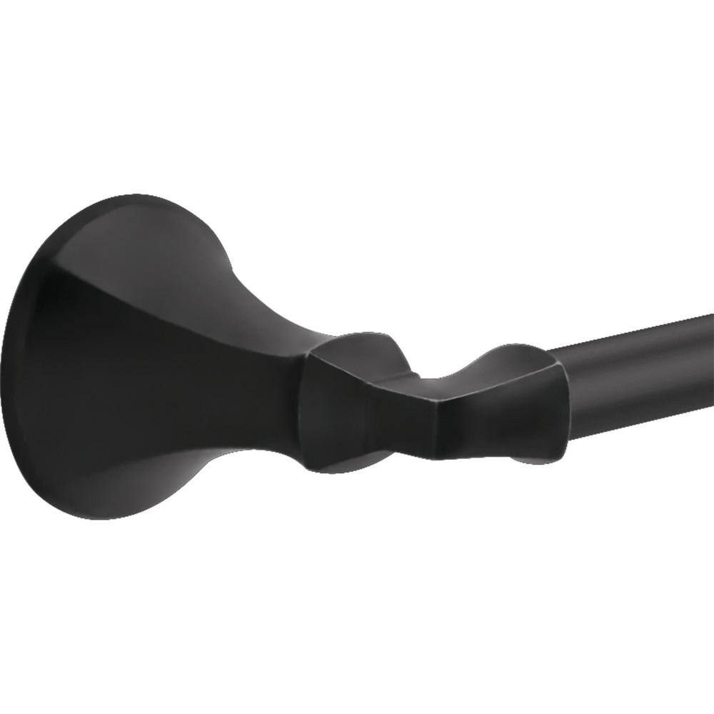 Ashlyn Matte Black Stainless Steel Wall Mounted Towel Bar