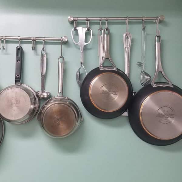 Stainless Steel Pot And Pan Rack: Ultimate Kitchen Organizer