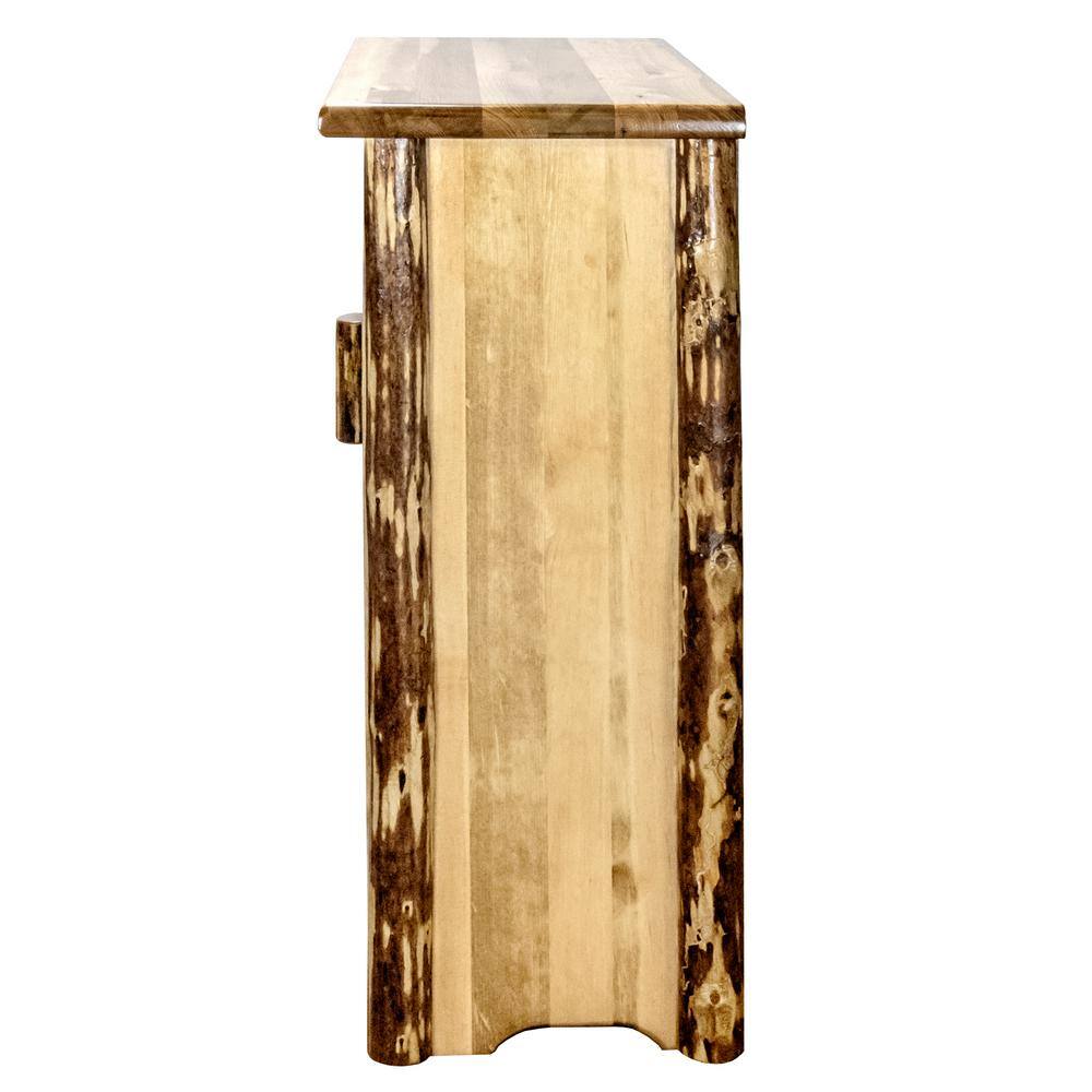 Glacier Country 24" Pine Wood Accent Cabinet with Adjustable Shelves