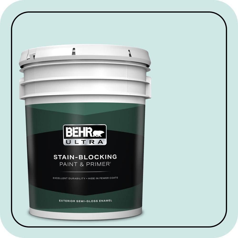 5 gal. Home Decorators Collection #HDC-WR14-5 Icicle Mint Semi-Gloss Enamel Exterior Paint & Primer price history on PriceWatchPro