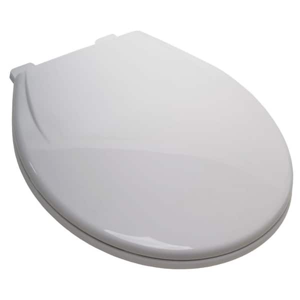 Comfort Seats EZ Close Round Closed Front Toilet Seat in White