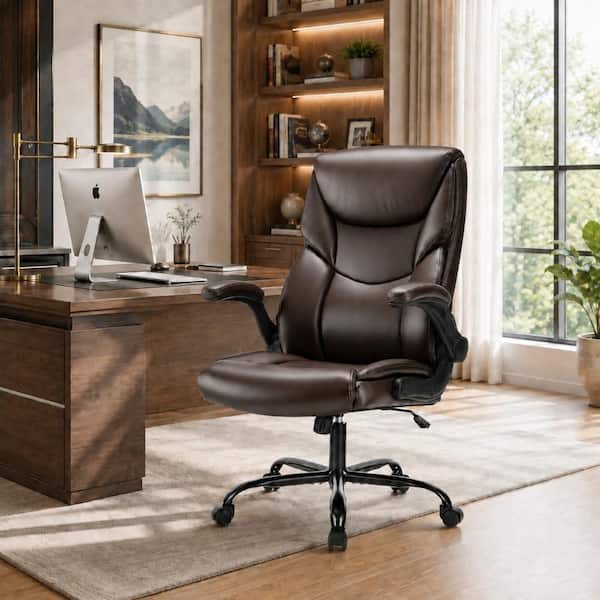 WONDER COMFORT Ergonomic PU Leather Seat High Back Heavy Duty