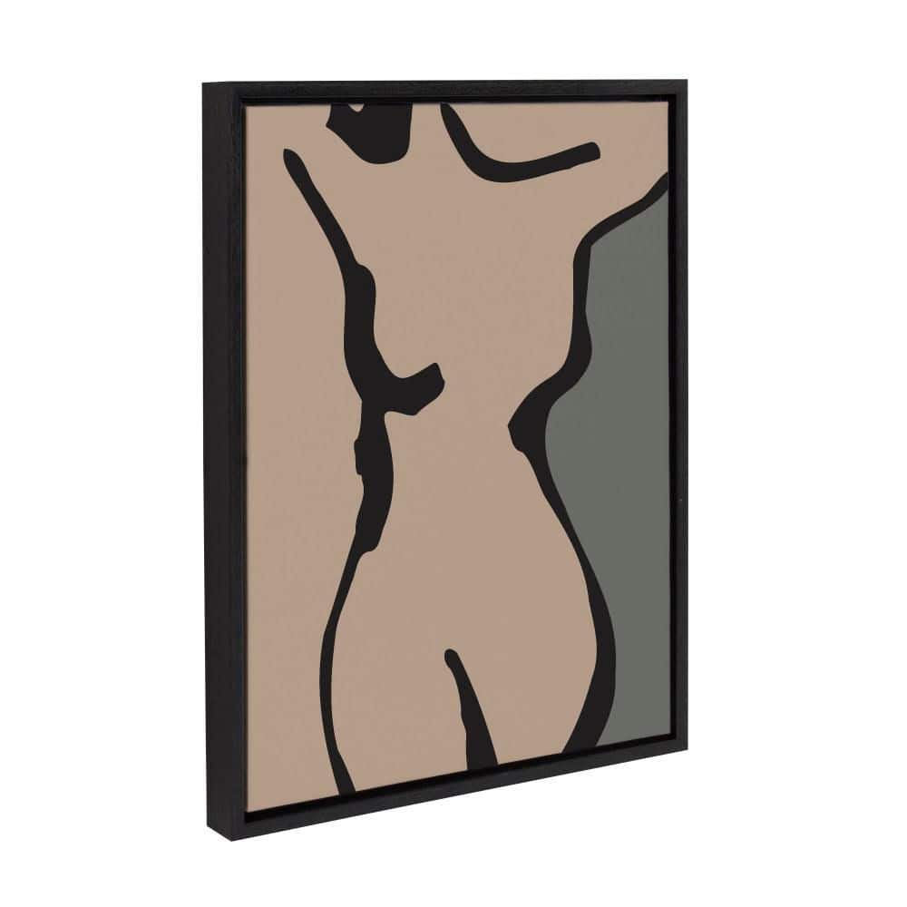 "Sylvie ""Moody Feminine Figural Drawing 1"" by the Creative Bunch Studio Framed Art Print 18 in. x 24 in." price history on PriceWatchPro
