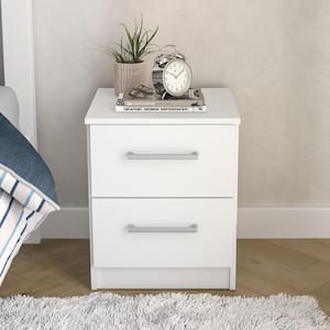 Juliette White 2-Drawer Nightstand