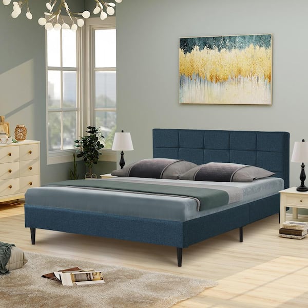 Maypex Full Size Upholstered Platform Bed