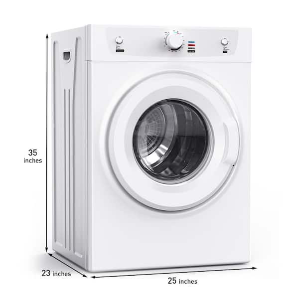 SIMZLIFE 3.5 cu. ft. vented Front Load Stackable Electric Compact