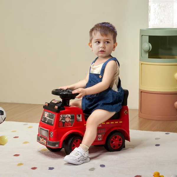 VEVOR Ride On Push Car for Toddlers Ages 1 3 Ride Racer Sit to Stand Toddler Ride On Toy Red KBKETCZSTCXFHGN7XV9