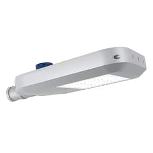 S-Series 150-Watt Silver Integrated LED Outdoor Street Area Light 5000K with Photocell