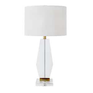 Providence 29 in. Brass Contemporary Table Lamp, Dimmable