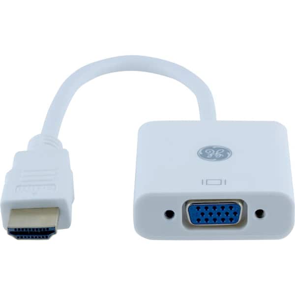 Tijdreeksen Op en neer gaan Spaans GE 4K HDMI 2.0 to VGA Cable Adapter 33787 - The Home Depot