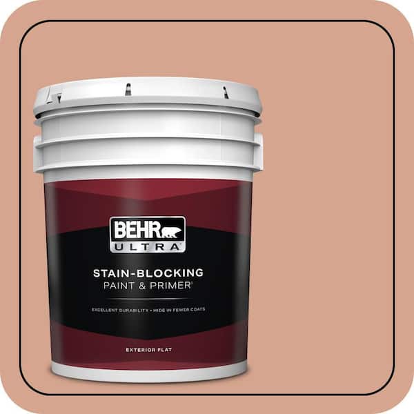 BEHR ULTRA 5 gal. #240E-3 Coronado Dunes Flat Exterior Paint & Primer