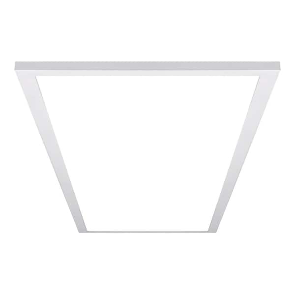 2 ft. x 4 ft. White Integrated LED Commercial Grade Recessed Panel 80CRI, 40-Watt at 4000K 4858 Lumens