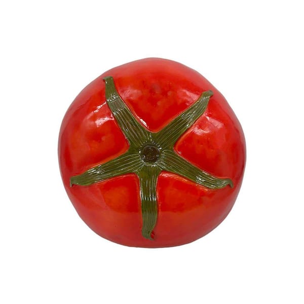 Galt International Tomato Stool Polyresin Side Table 19&quot