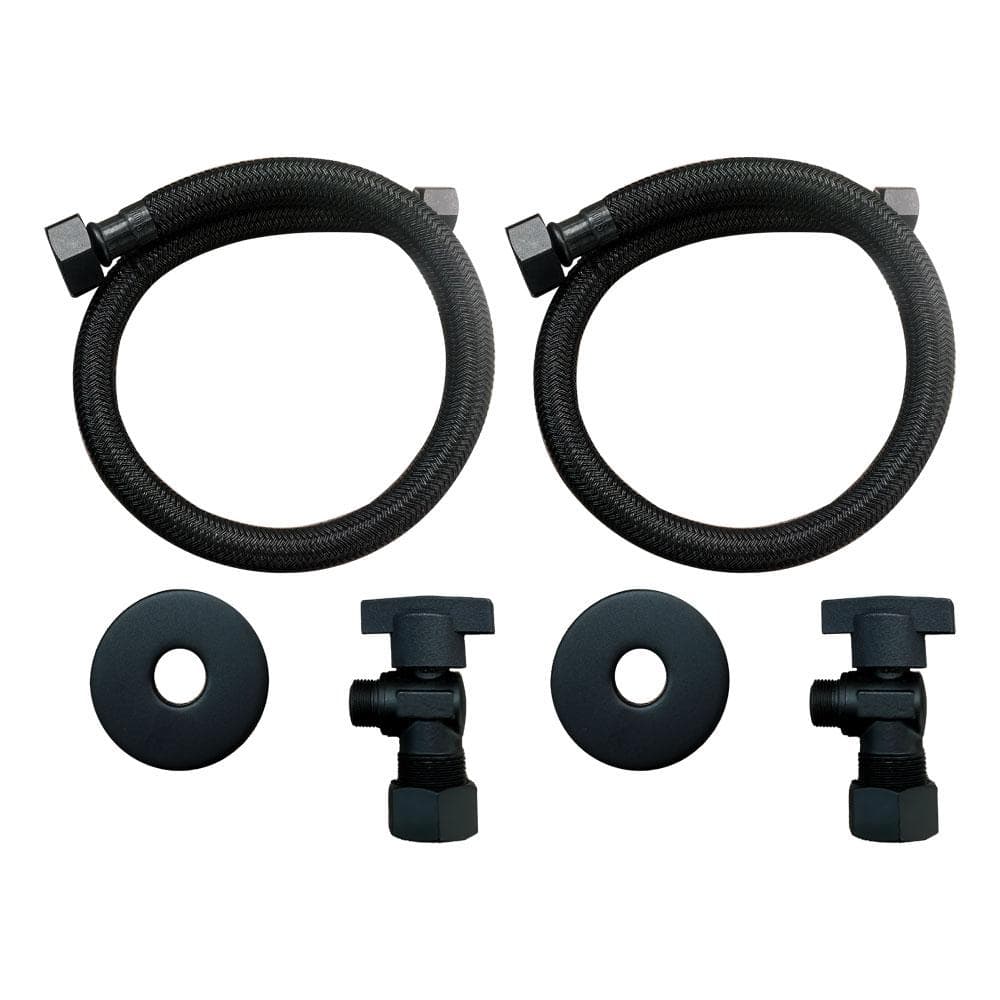 20 in. Matte Black Faucet Installation Kit price history on PriceWatchPro