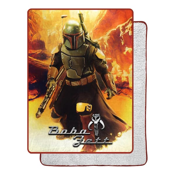 Mandalorian sherpa blanket hot sale