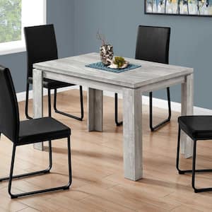 Danielle Grey Wood 47.25 in 4 Legs Dining Table (Seats 4)