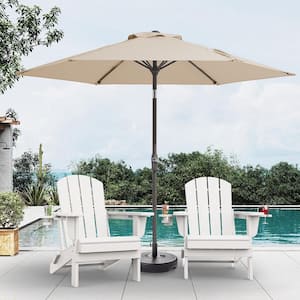 JEAREY 7.5ft Steel Outdoor Patio Market Umbrella with Tilt