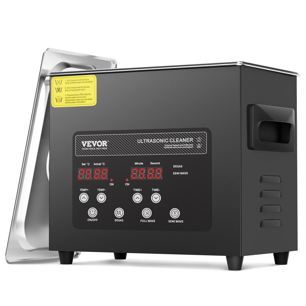 3L Ultrasonic Cleaner,120-Watt Digital Ultrasonic Cleaning Machine with Upgraded Degassing and Gentle Mode, 40kHz