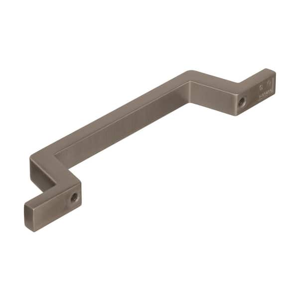 Conrad 3-3/4 in. (96mm) Modern Satin Nickel Arch Cabinet Pull