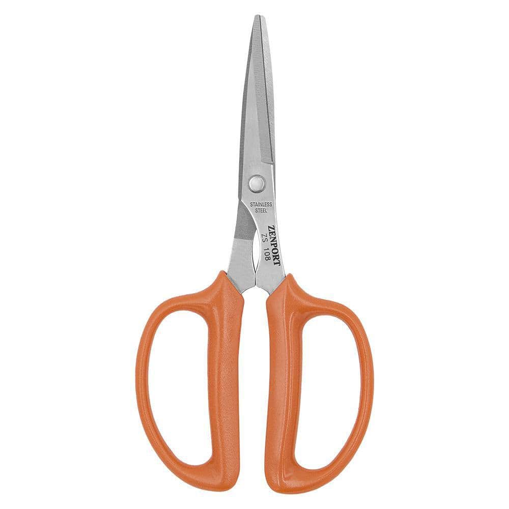 ZENPORT All Purpose Scissors, Stainless Steel, 7 in. (Box of 3