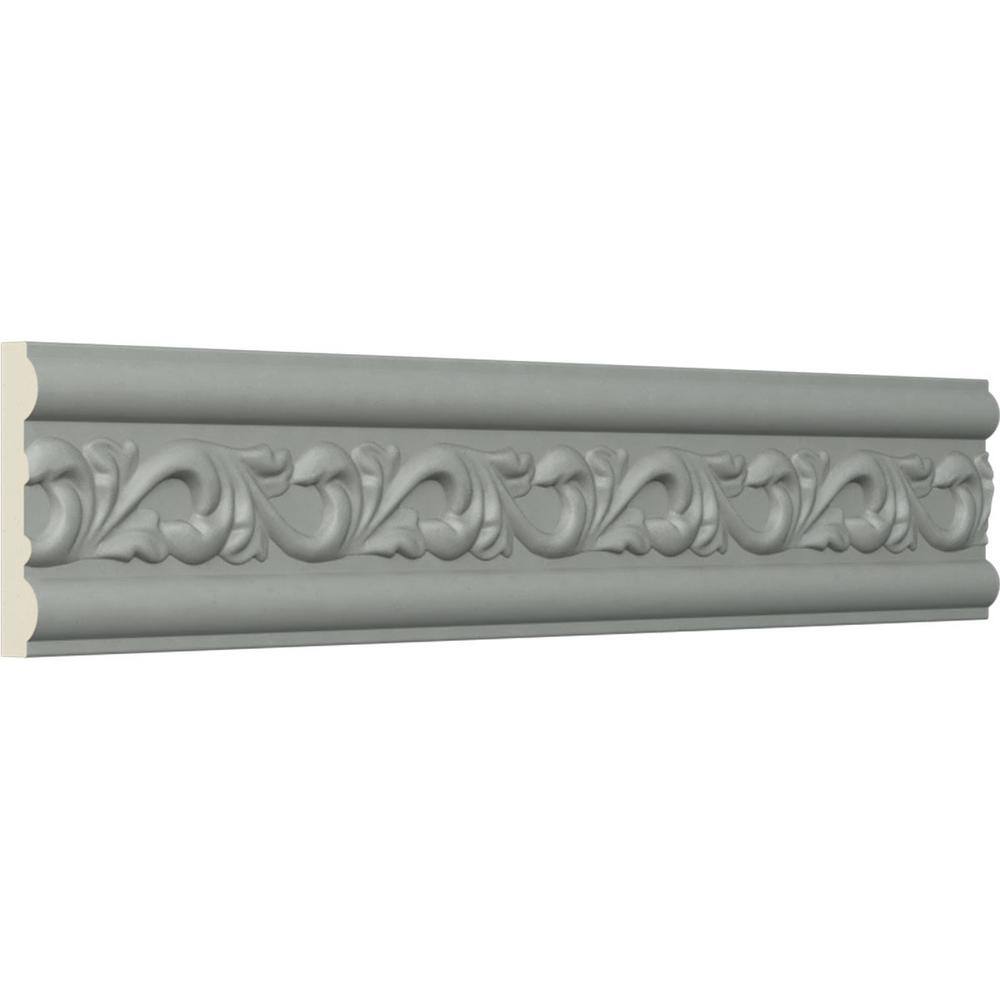 Tristan White Urethane Decorative Chair Rail Moulding