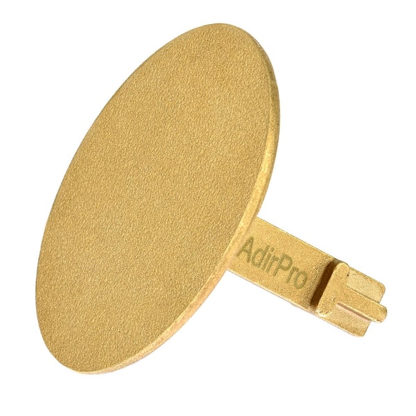 AdirPro 3 in. Brass Flat Head Survey Marker (6-Pack)