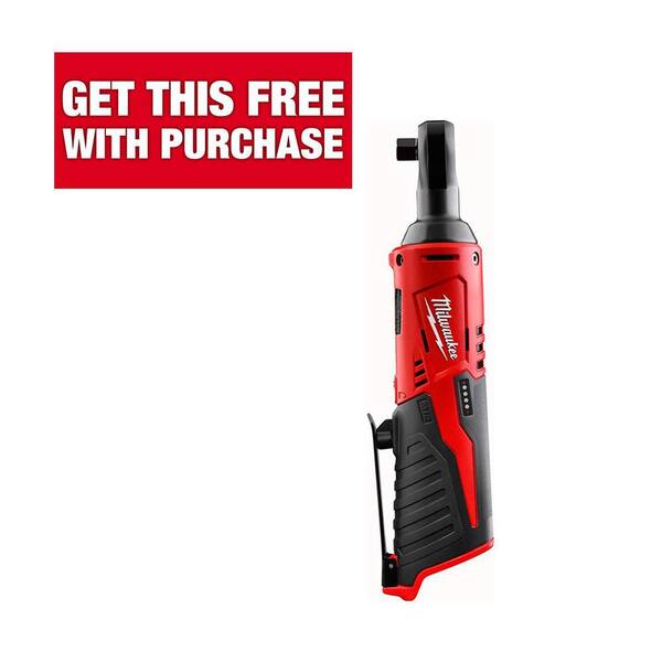 M12 12V Lithium-Ion Cordless 3/8 in. Ratchet (Tool-Only)