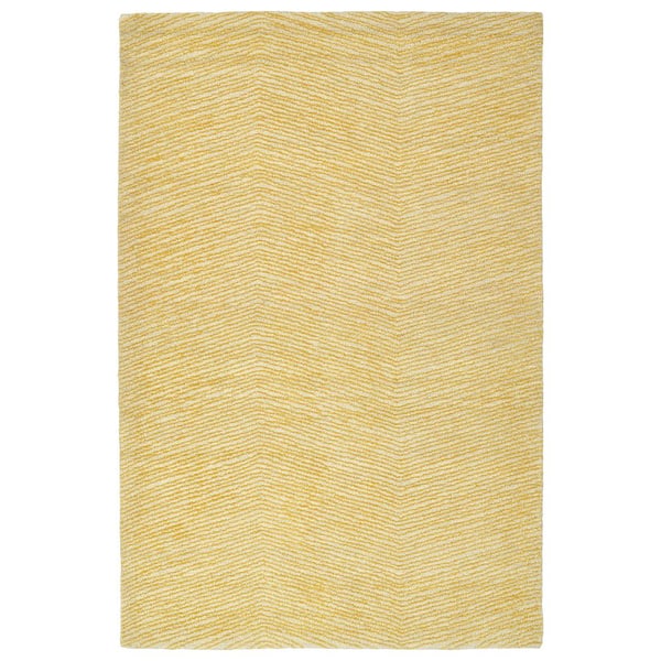 Kaleen Textura Gold 8 ft. x 10 ft. Area Rug