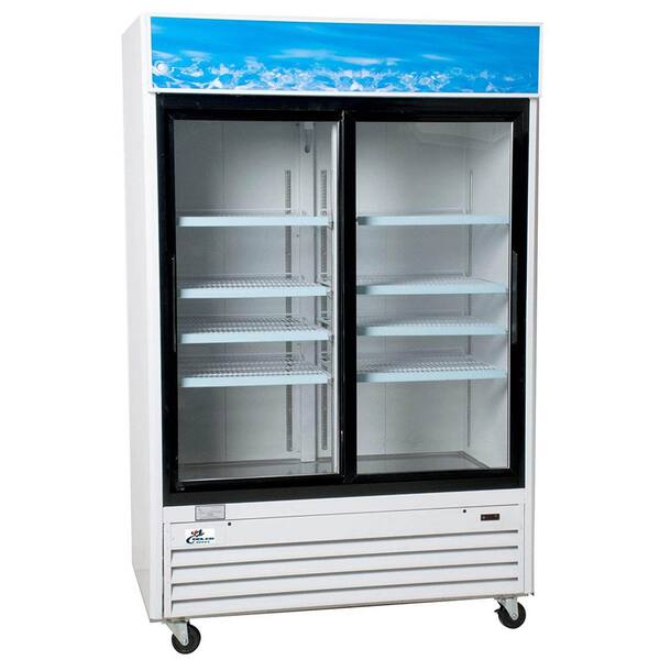 Cooler Depot 45 cu. ft. 2 Door Merchandiser Commercial Refrigerator in
