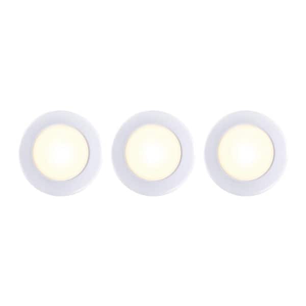 Brilliant Evolution LED White Puck Light with Remote 6-Pack BRRC135 - The  Home Depot