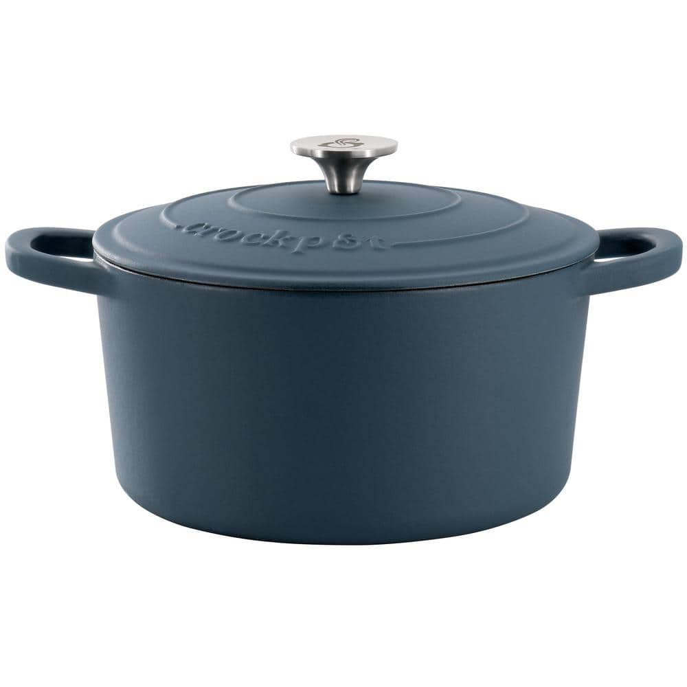 Crock-Pot Artisan 5 qt. Round Enameled Cast Iron Dutch Oven in