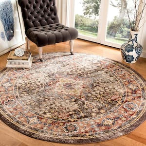 MODERN & CHEAP & QUALITY CARPETS Round Feltback DROPS brown Bedroom RUG ANY SIZE 
