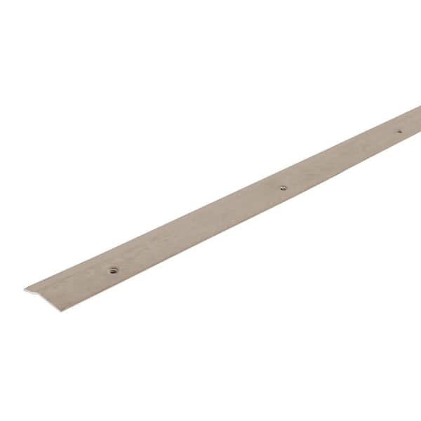 1-3/8"X 144" PEWTER ALUMINUM CARPET TRIM HAMMERED