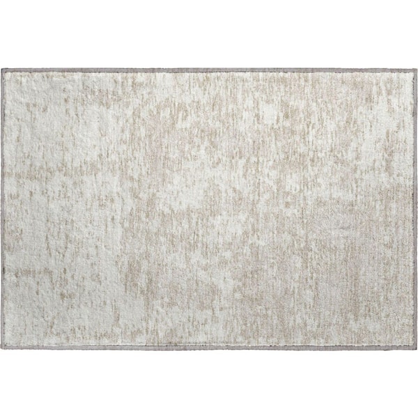 Addison Rugs Mayfield Premium Machine Washable Abstract AMF946 Ivory 2 ft. x 3 ft. Area Rug