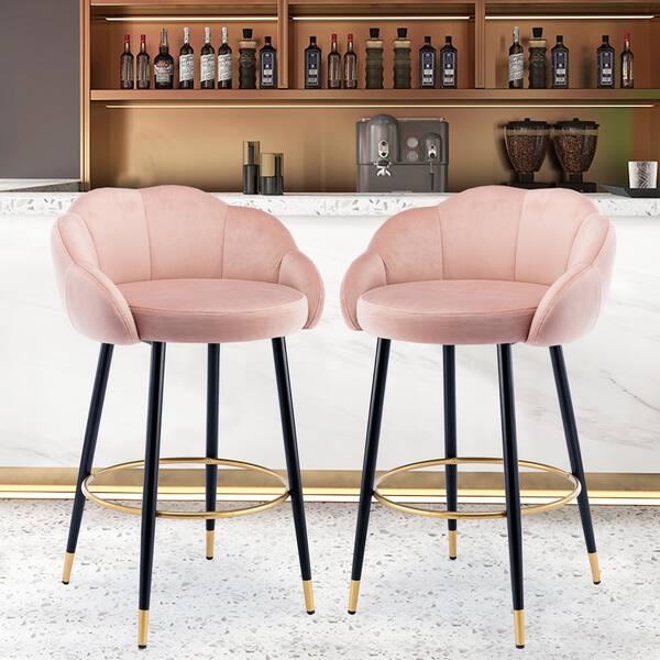 pink bar stools