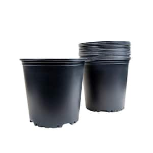 Viagrow 2 gal. Plastic Nursery Pots (7.57 Liters) 10-Pack