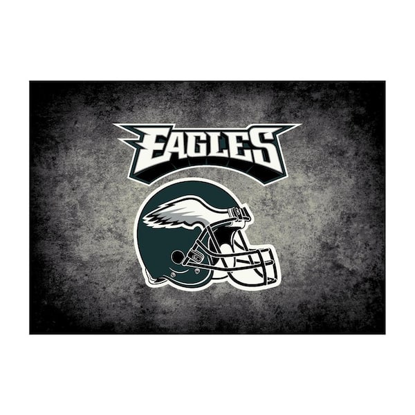 IMPERIAL PHILADELPHIA EAGLES 6 ft. X 8 ft. DISTRESSED RUG