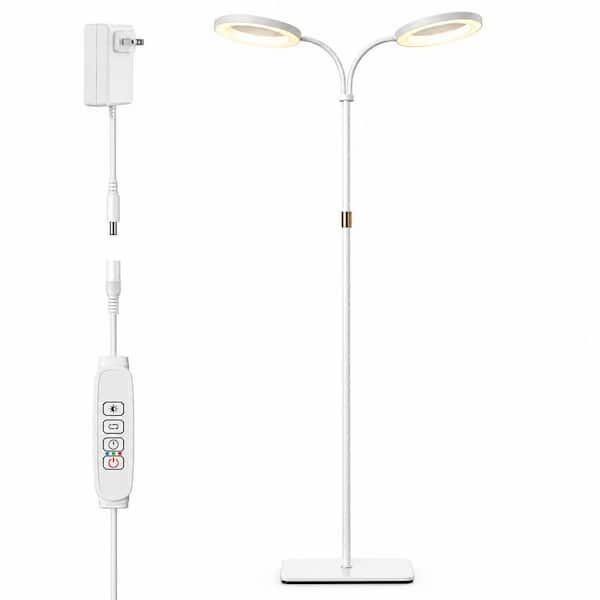 BeamBox 68 in. White 2-Head Full Spectrum LED Grow Light with