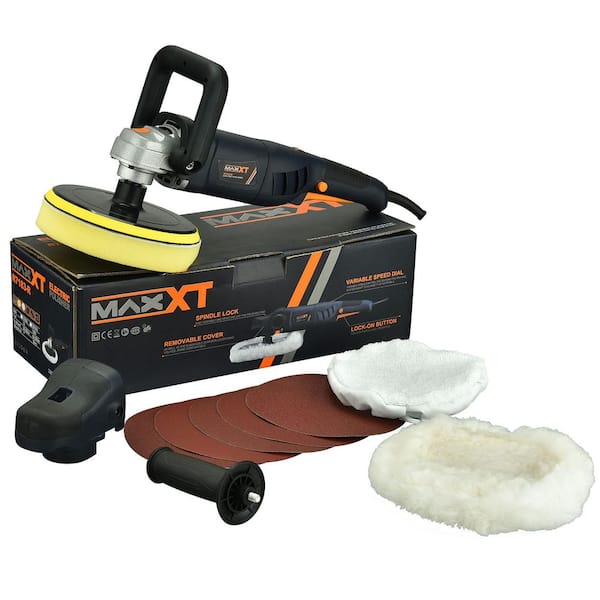 10 Amp Corded 7 in. Car Buffer Polisher Rotary Variable Speed Car Polishing Machine