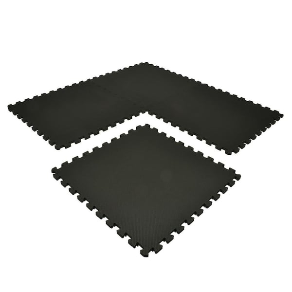 Greatmats Premium Black 24 in. x 24 in. x 5/8 in. Foam Interlocking Floor Mat (Case of 25) Greatmats Premium Black 24 in. x 24 in. x 5/8 in. Foam Interlocking Floor Mat (Case of 25)