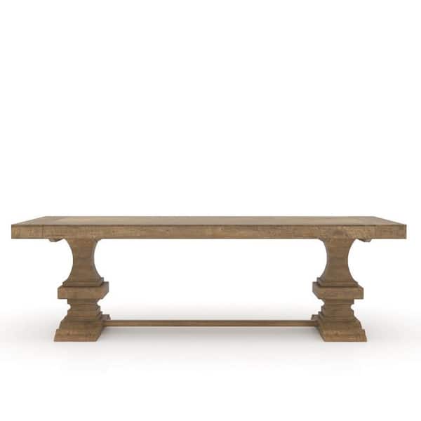 Urban Woodcraft Castello 98 in. Natural Dining Table