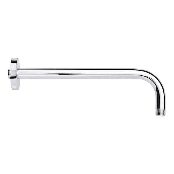 SIGNATURE HARDWARE 12 in. Rain Shower Arm and Flange Chrome