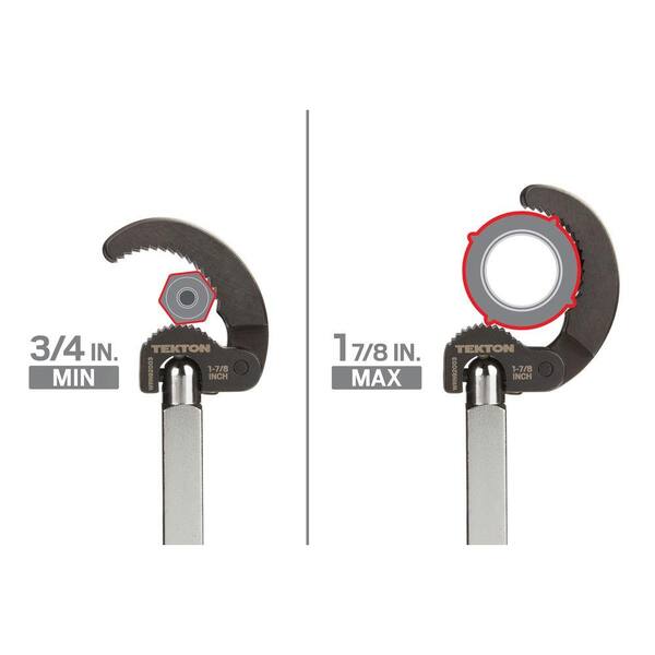 10 in. to 17 in. Telescoping 3/4 - 1-7/8 in. Basin Wrench 10 in. to 17 in. Telescoping 3/4 - 1-7/8 in. Basin Wrench
