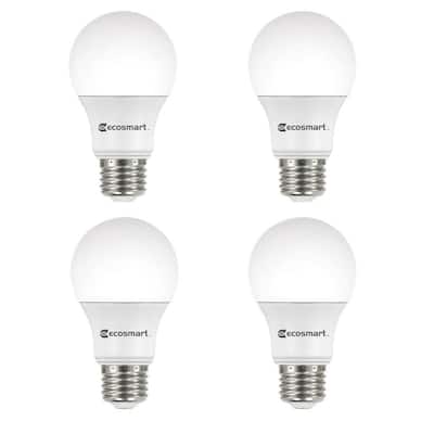 100-Watt Equivalent A19 Non-Dimmable LED Light Bulb Daylight (4-Pack)