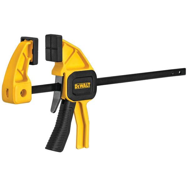 DEWALT - Medium and Large Trigger Clamp (4 Pack) and 4.5 in. 35 lbs. Trigger Clamp with 1.5 in. Throat Depth (2 Pack)