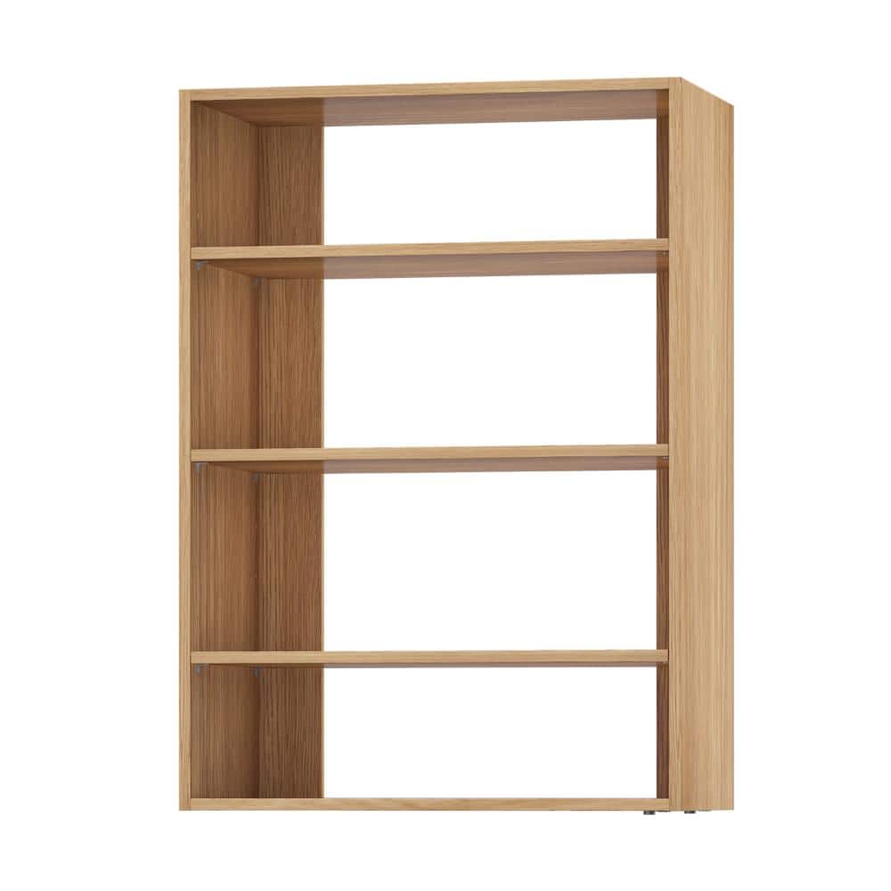 19.5 in W Wood Modular Closet System Handbag Storage Organizer with Open Shelves